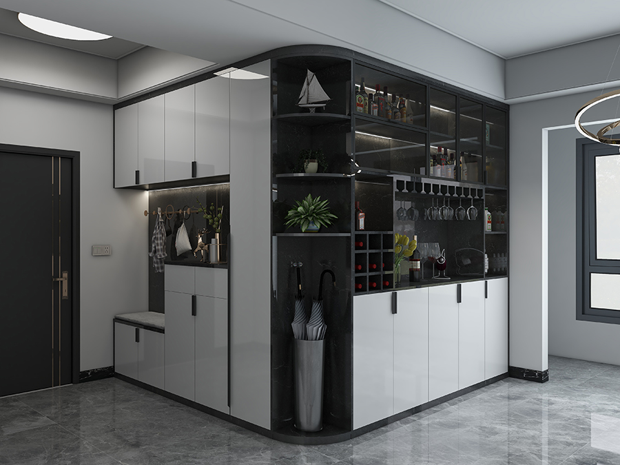 鞋柜餐邊柜組合